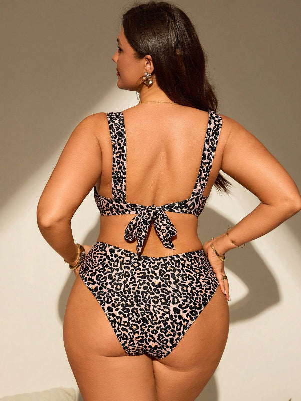 Hofstede™ | Curvy 2-Delige Panter Bikini