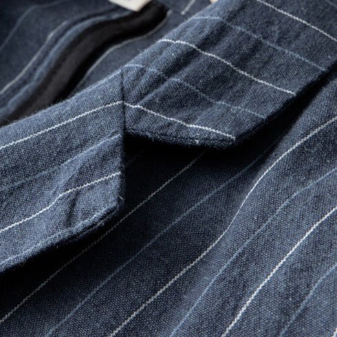 Hofstede™ | Pinstripe Tailored Fit Linnen Blazer