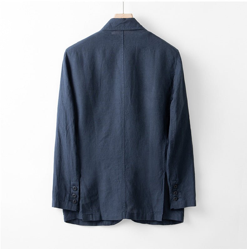 Hofstede™ | Klassieke Tailored Fit Linnen Blazer