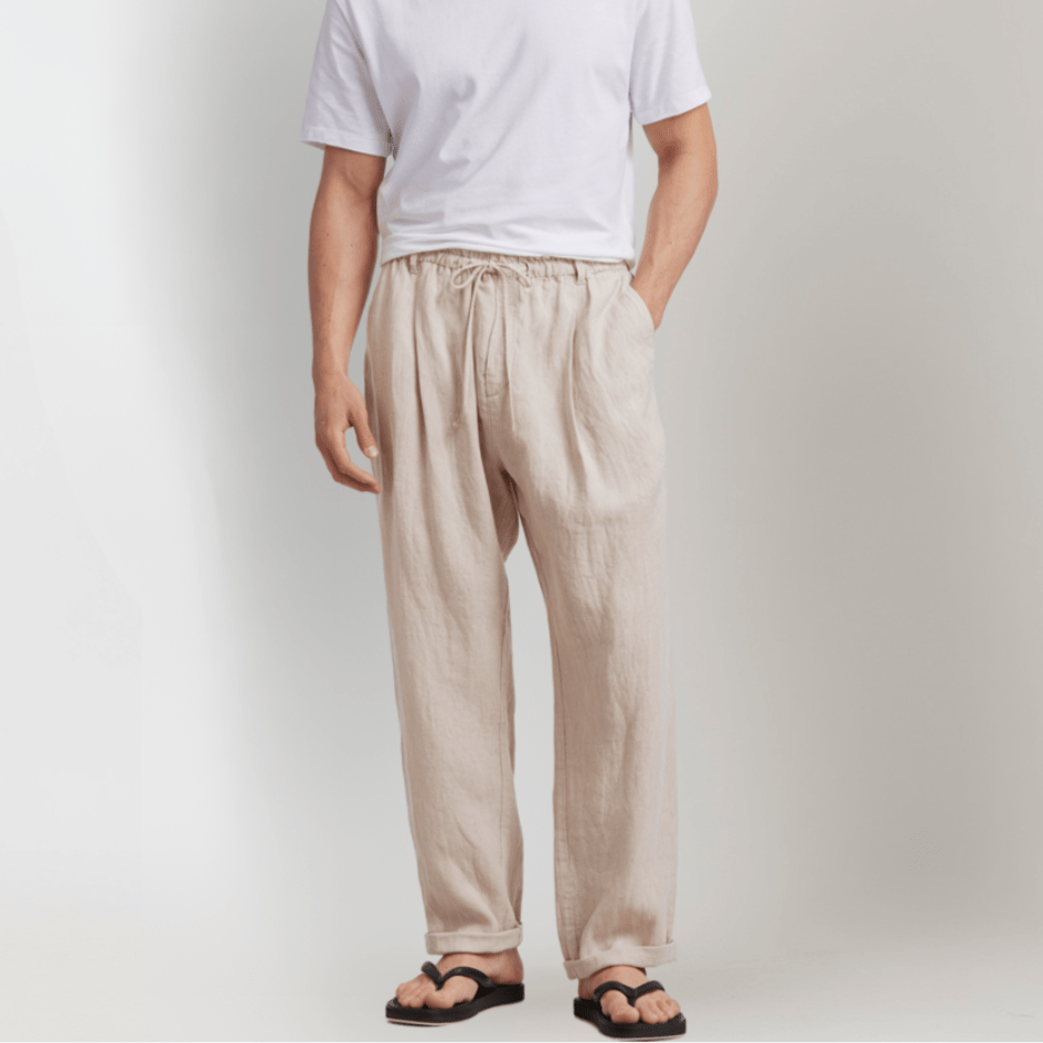 Hofstede™ |  Linnen Tailored Fit Chino's