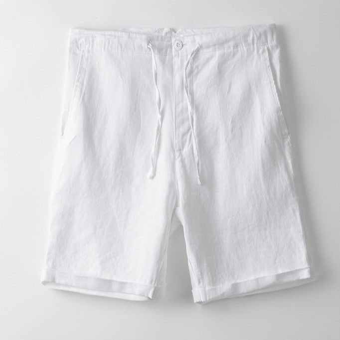 Hofstede™ | Linnen Drawstring Shorts