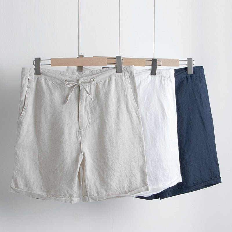 Hofstede™ | Linnen Drawstring Shorts